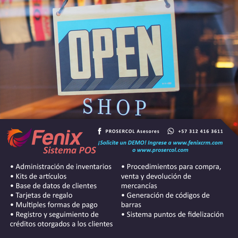Software Fenix Punto de Venta